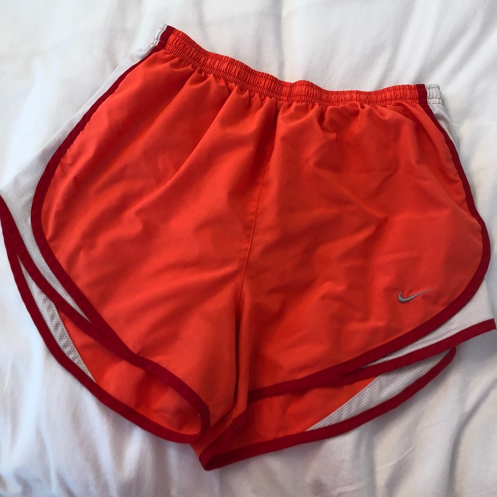 Orange & Red Nike Shorts!!! Size M